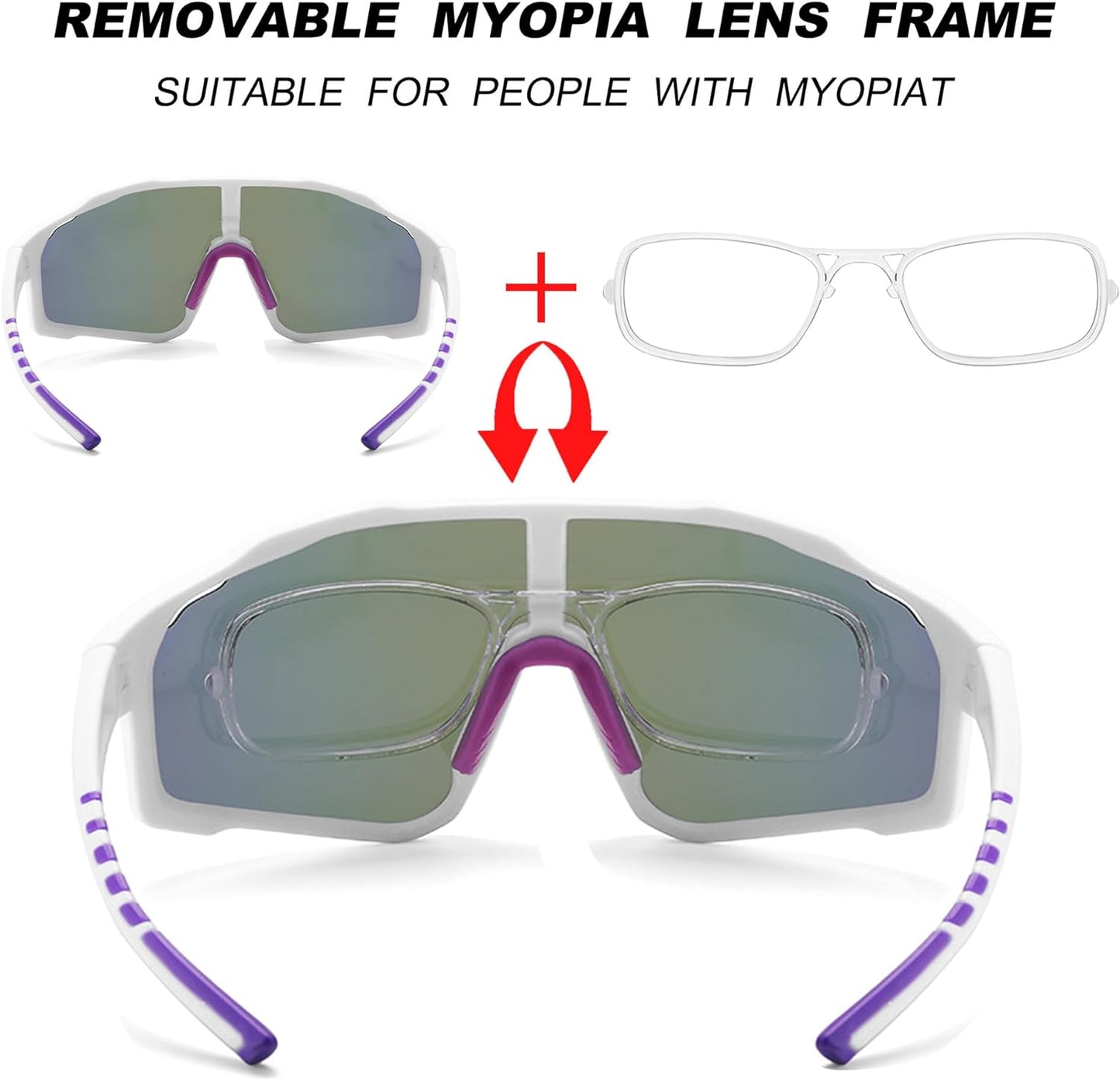 Polarized Sunglasses for Women and Man,Uv400 Anti-Uv Protection Sports Sunglasses for Outdoor Sports