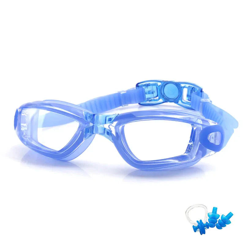 Swimming Goggles for Men & Women ā Anti-Fog UV Protection, Waterproof, Adjustable Silicone Swim Goggles for Adults & Kids